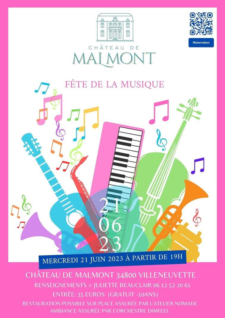Le Domaine de l'Aster fête la musique avec le Château de Malmont !